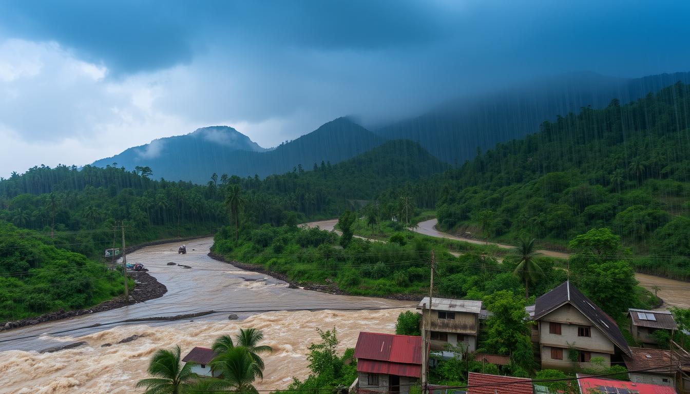 उत्तर पूर्व भारत में आज का मौसम