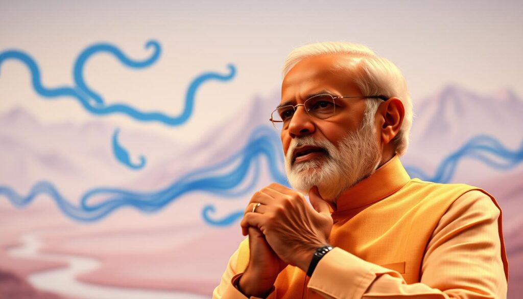 जल विवाद नरेंद्र मोदी बयान