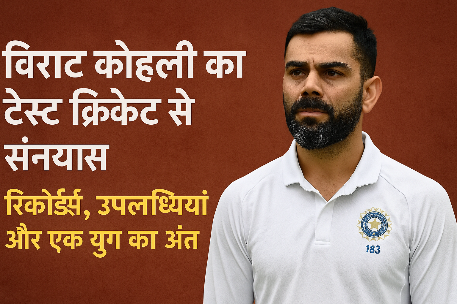 विराट कोहली टेस्ट संन्यास