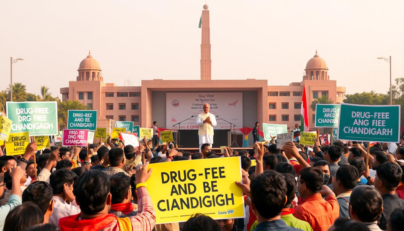 ड्रग-फ्री चंडीगढ़ अभियान उद्घाटन
