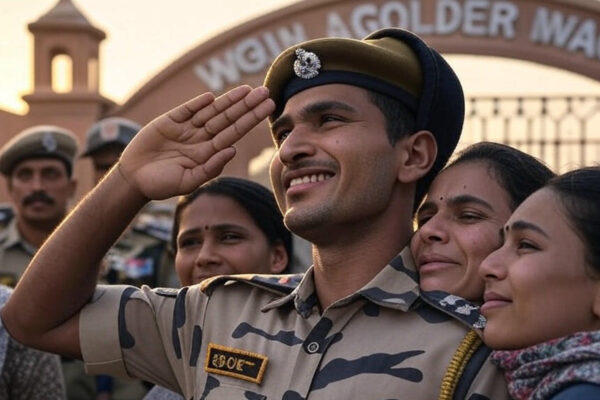 BSF जवान पाकिस्तान से लौटा: पूर्णम कुमार की 20 दिनों बाद वाघा बॉर्डर से वतन वापसी BSF जवान पाकिस्तान से लौटा